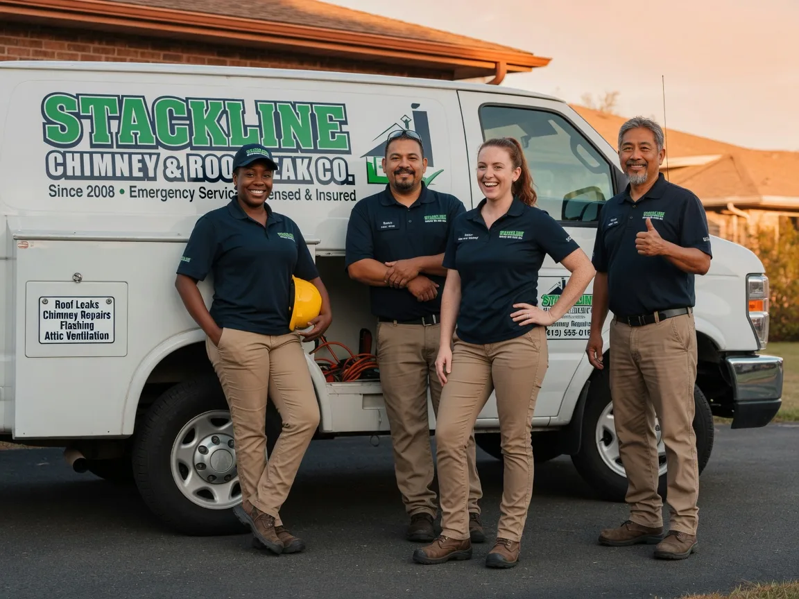Chimney flashing repair company in Carthage, TX